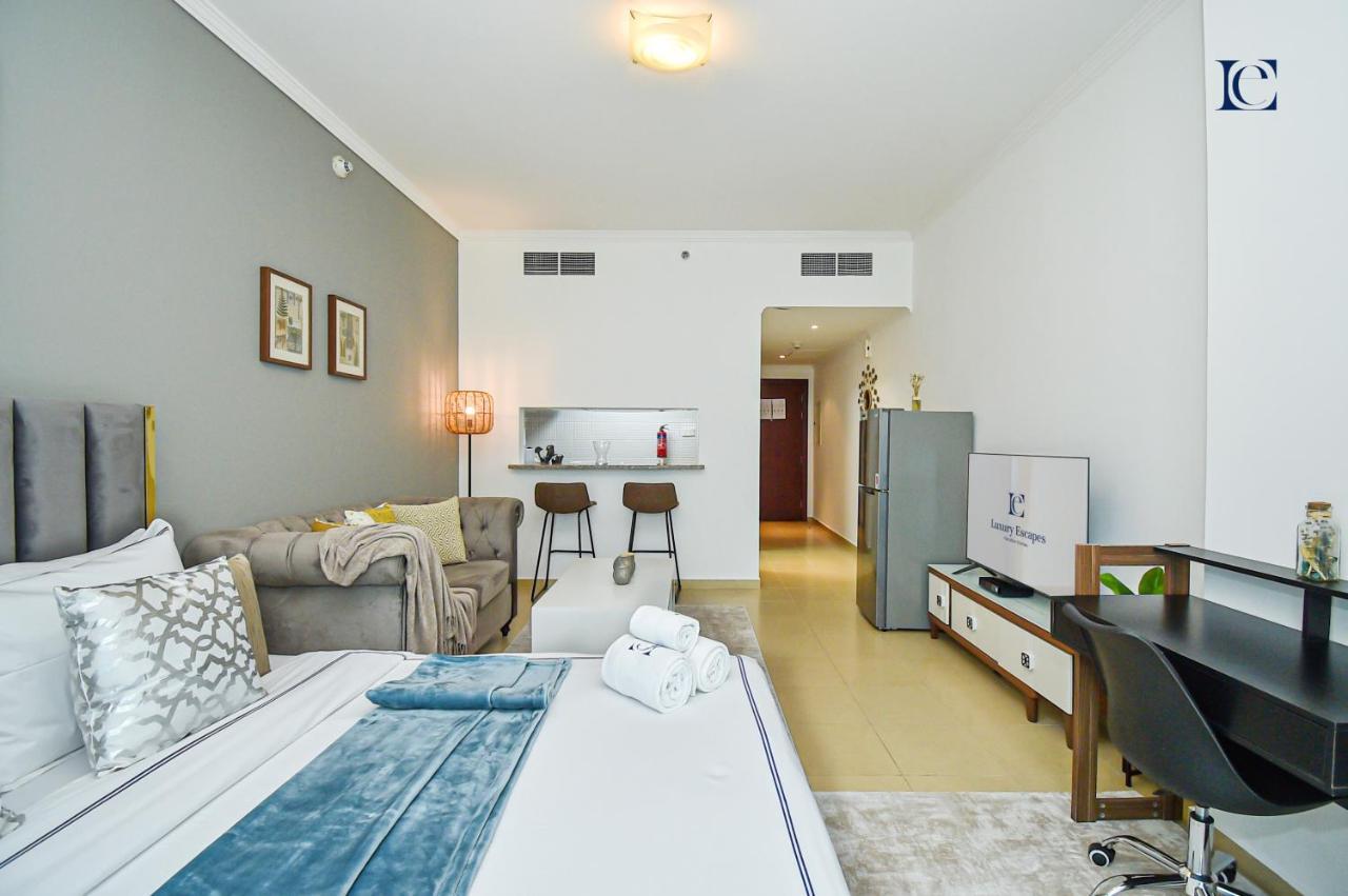 Luxury Escapes - Modern Studio Near Metro In X1 Tower Jlt Dubai Buitenkant foto